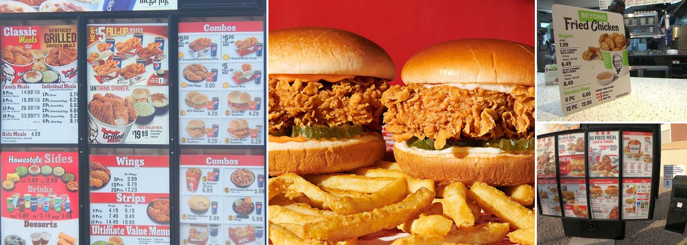 KFC Menu