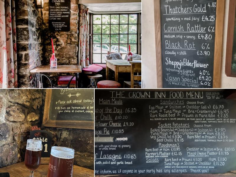 The Crown Inn Menu