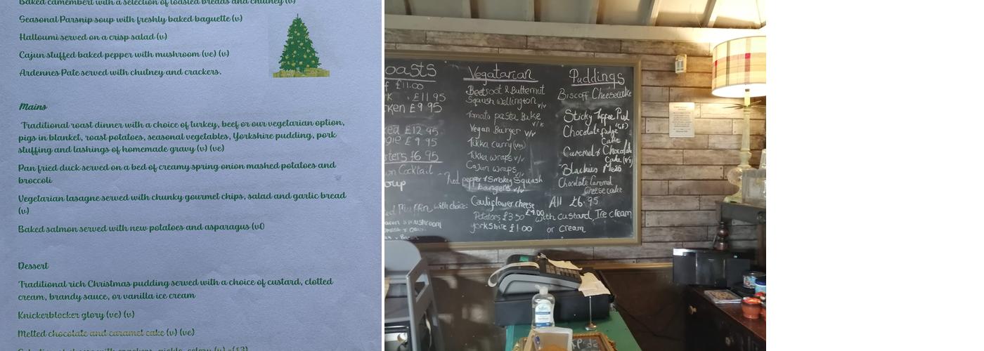 The Blacksmith Arms Menu