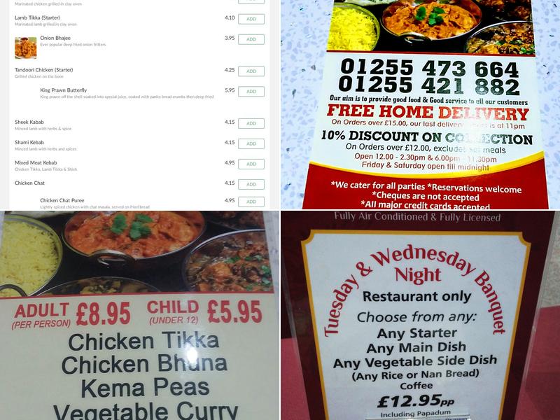 Regency Cottage Menu