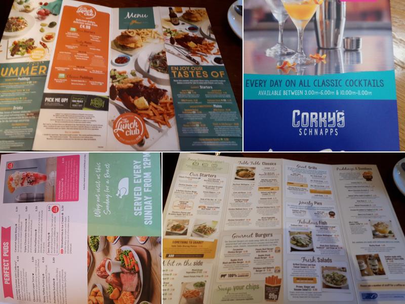 Bowling Green Table Table Menu