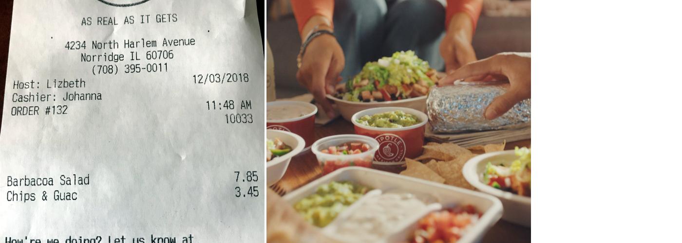 Chipotle Mexican Grill Menu