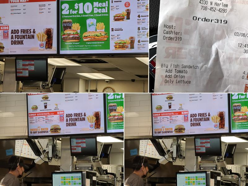 Burger King Menu