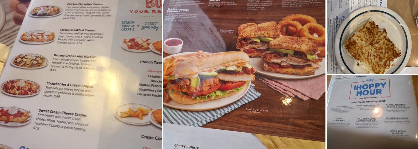 IHOP Menu