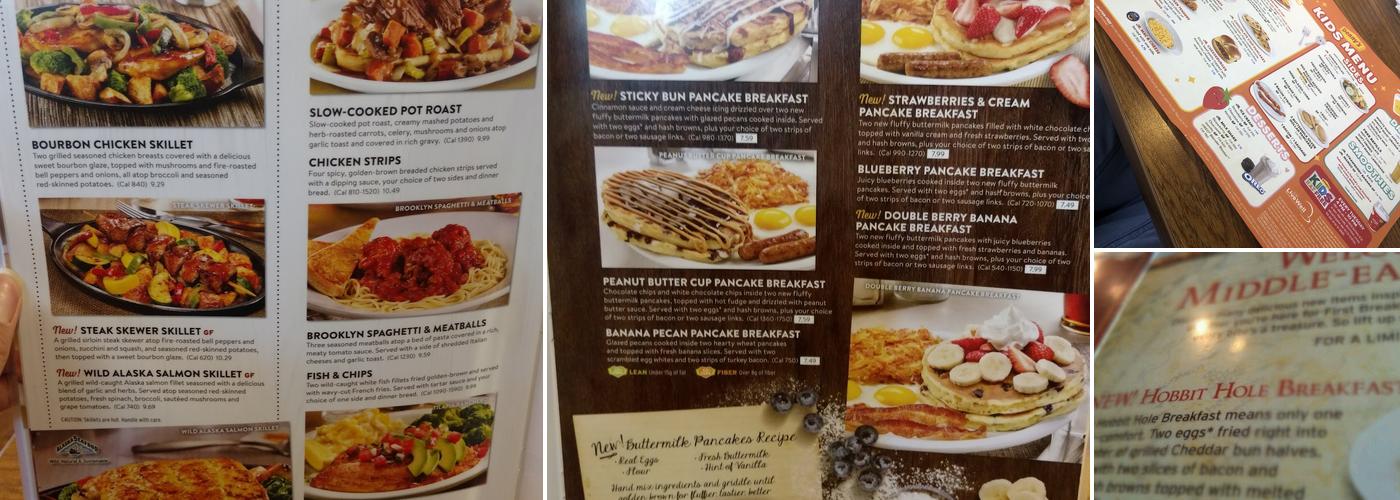 Denny's Menu