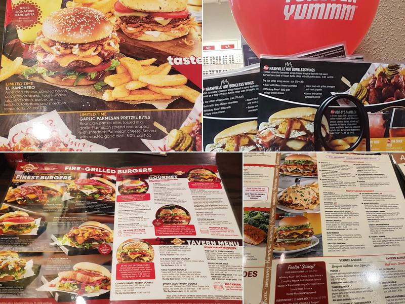 Red Robin Gourmet Burgers and Brews Menu