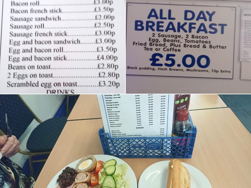 Full Throttle Cafe Menu