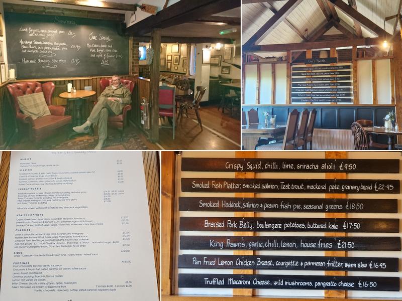The Bat & Ball, Hambledon Menu