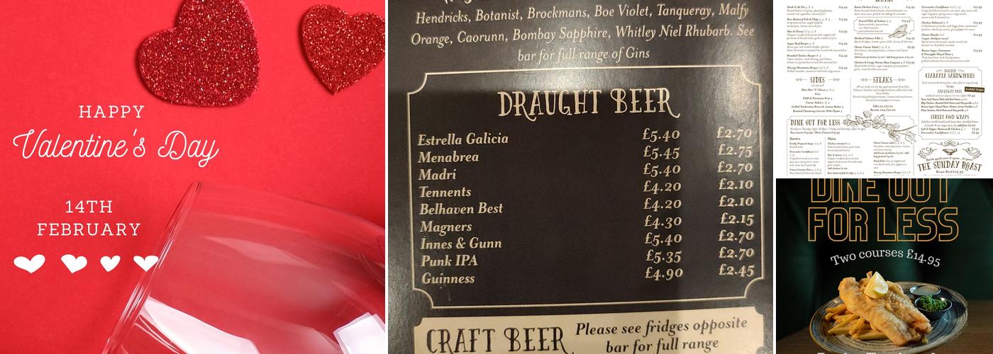 Monteiths Clarkston Menu