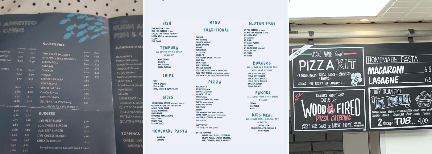 Buon Appetito Clarkston Menu