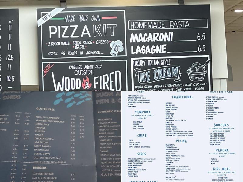 Buon Appetito Clarkston Menu