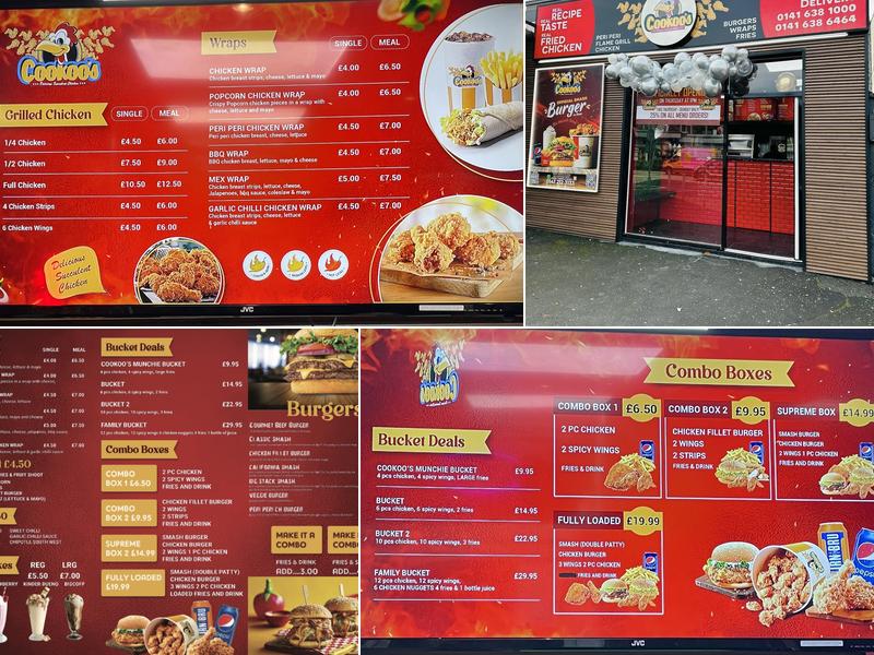 Cookoos Chicken Menu