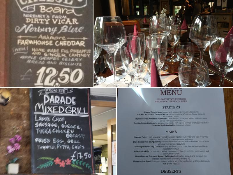 The Hare and Hounds Menu