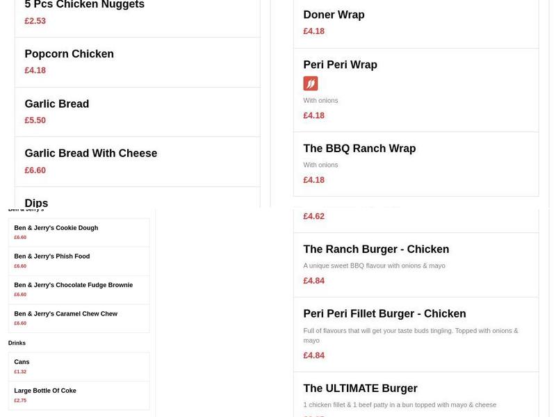 Pizza Republic - Cleckheaton Menu