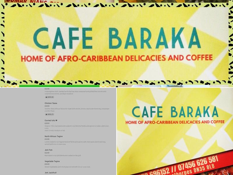 Cafe Baraka Menu