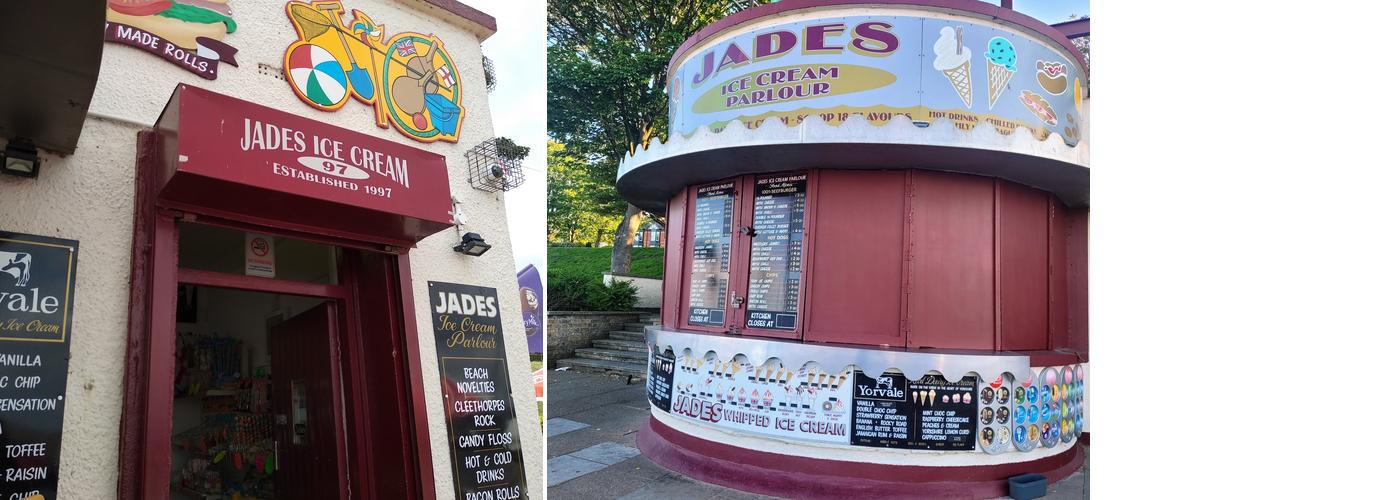 Jade's Ice Cream Parlour Menu