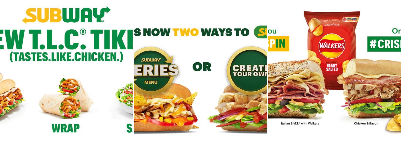 Subway Menu