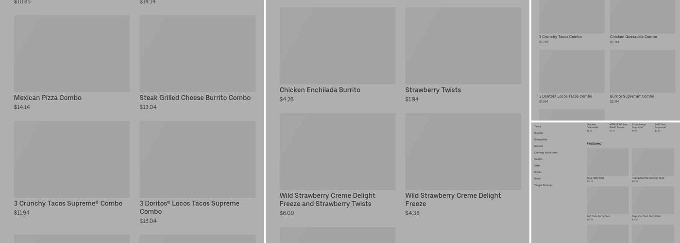 Taco Bell Menu