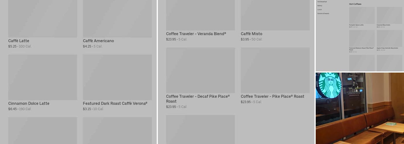 Starbucks Menu