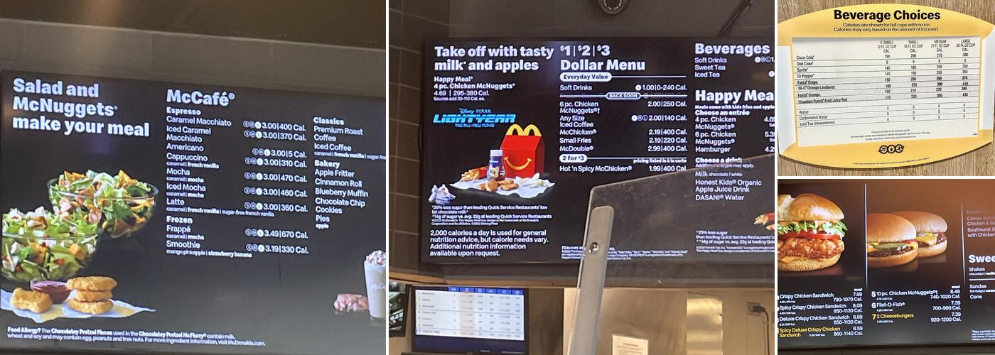 McDonald's Menu