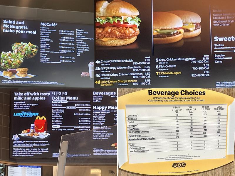 McDonald's Menu