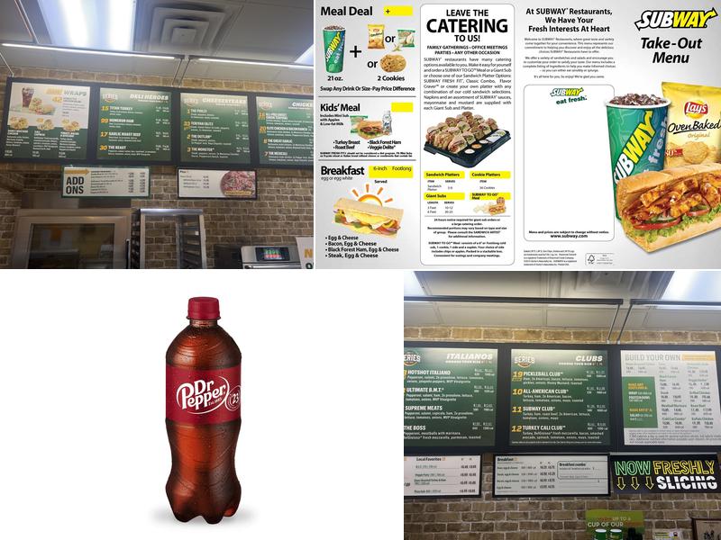 Subway Menu