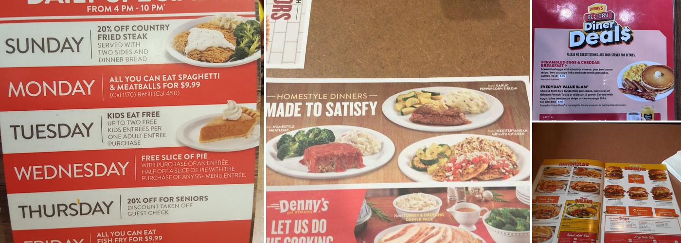 Denny's Menu