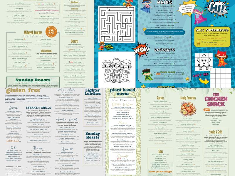 The Bulls Head Abbots Oak Menu