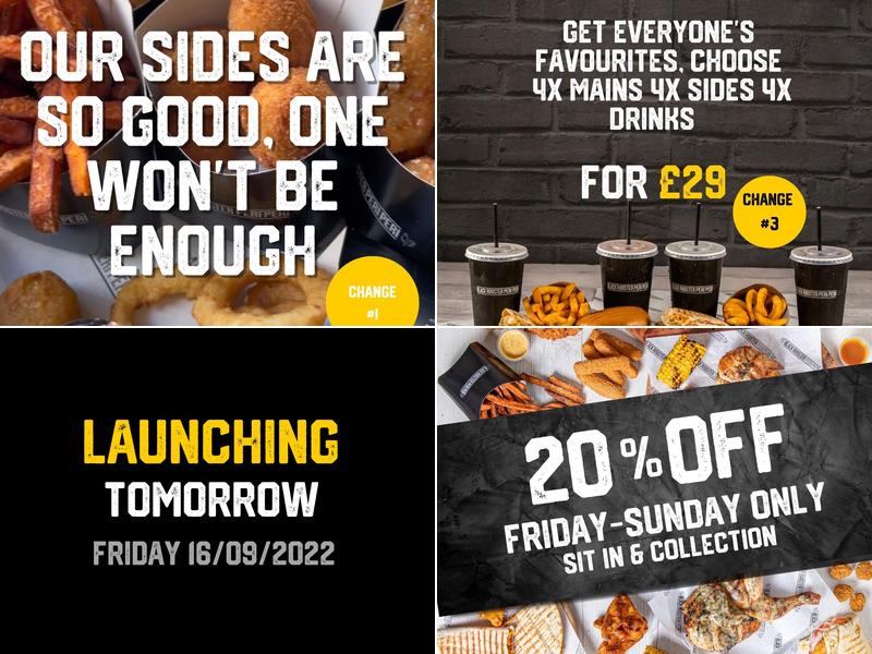 Black Rooster Coatbridge Menu