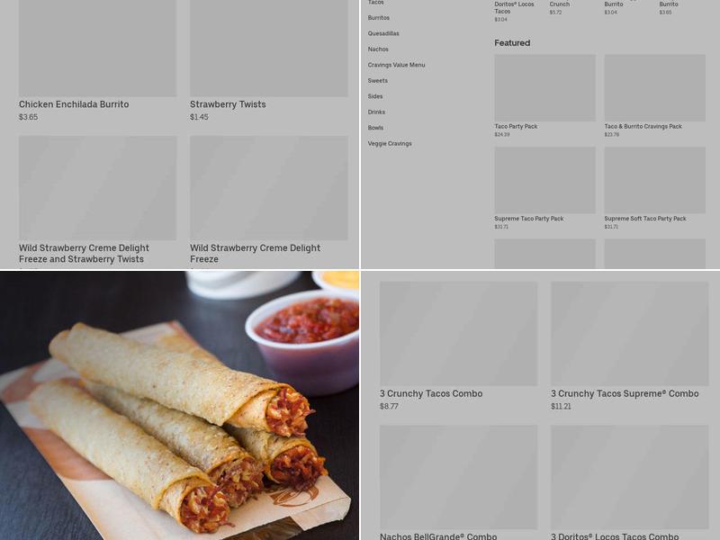 Taco Bell Menu