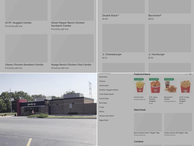 Wendy's Menu