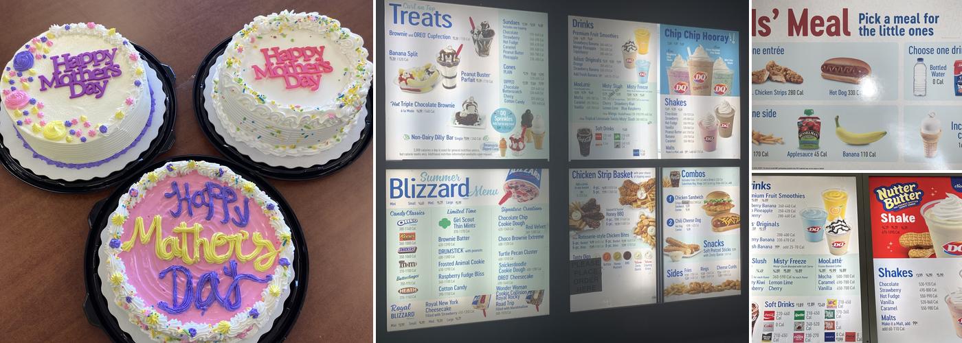 Dairy Queen Ltd Brazier Menu
