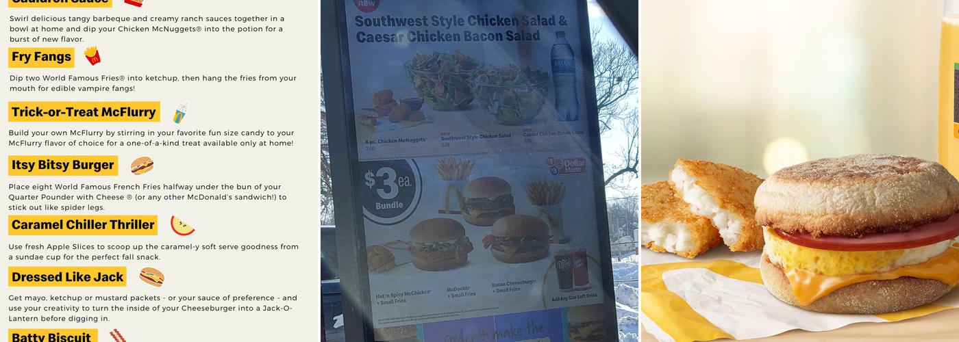 McDonald's Menu