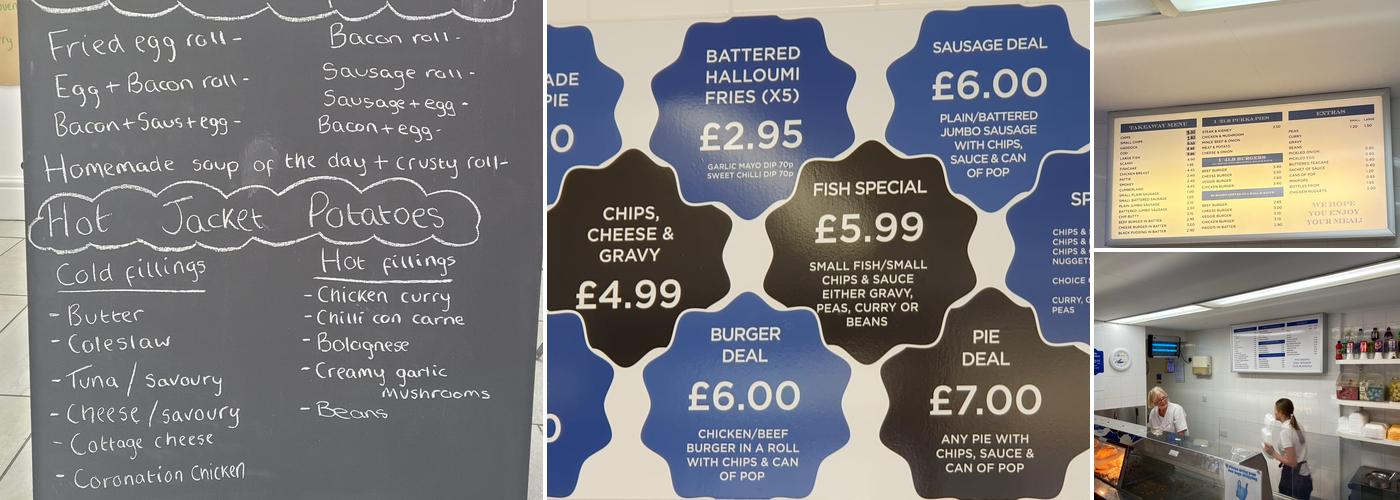 Main Street Fisheries Menu