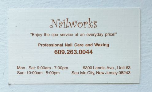 Nails Works 6300 Landis Ave Unit 3, Sea Isle City New Jersey 08243