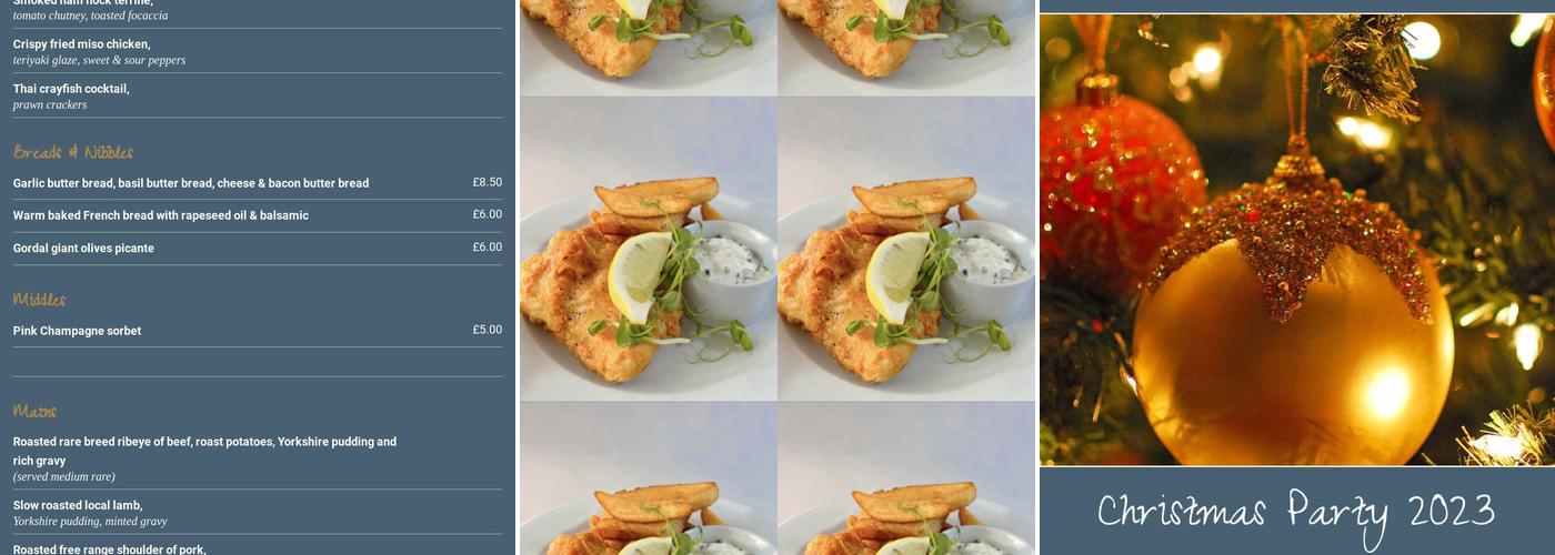 Ranfields Brasserie Menu