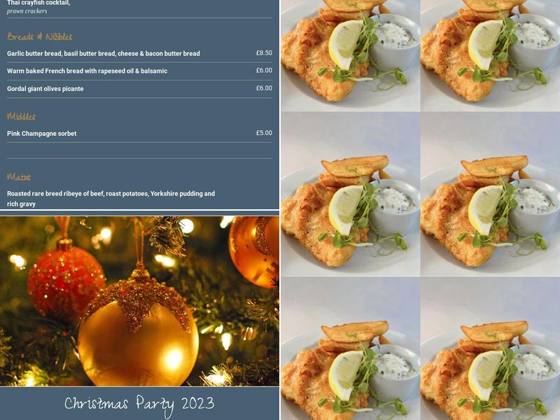 Ranfields Brasserie Menu