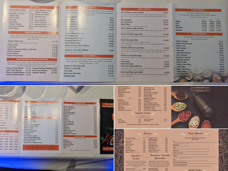 Rim Jhim Spice Indian Restaurant Menu