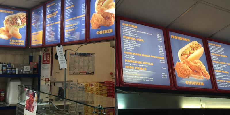 Mikes Golden Fish Dish Menu