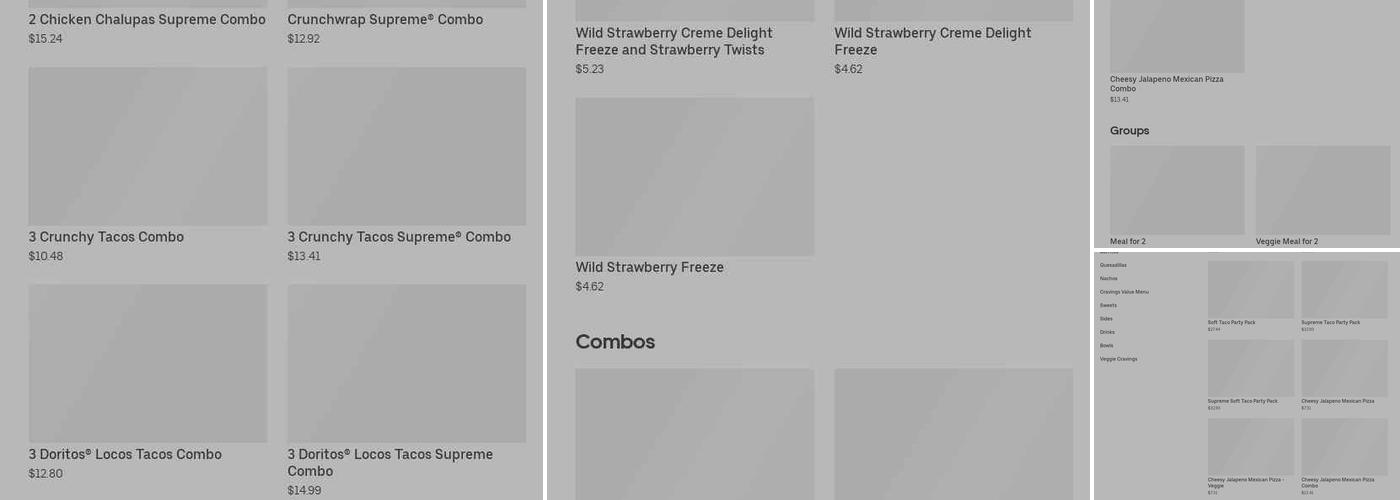Taco Bell Menu