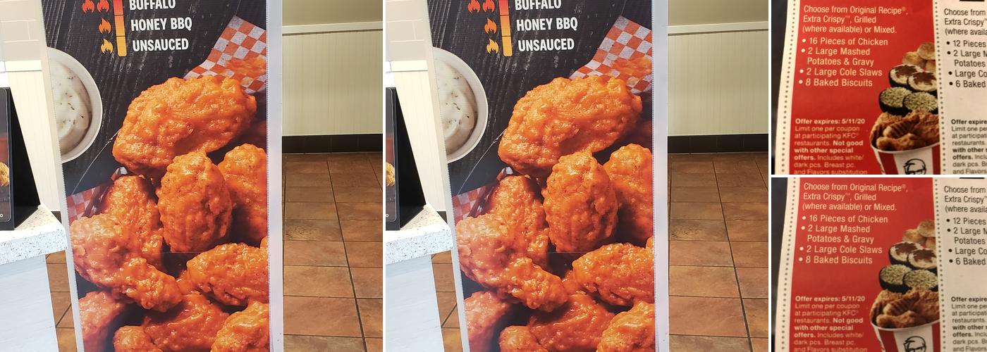 KFC Menu