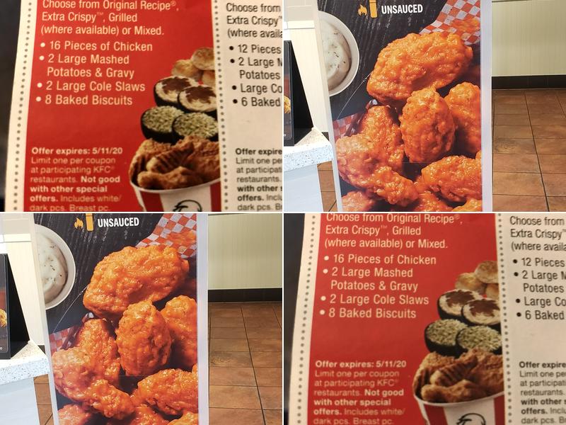KFC Menu