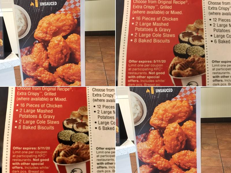 KFC Menu