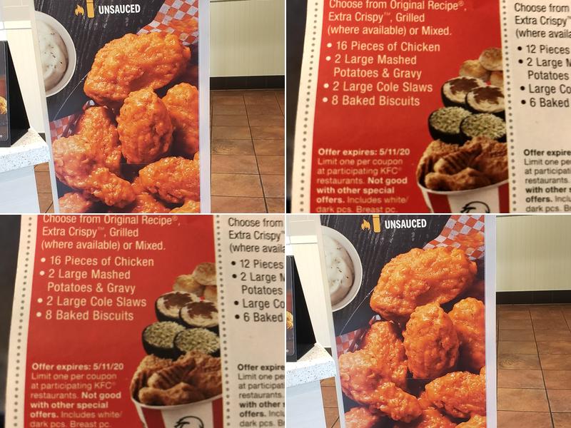 KFC Menu