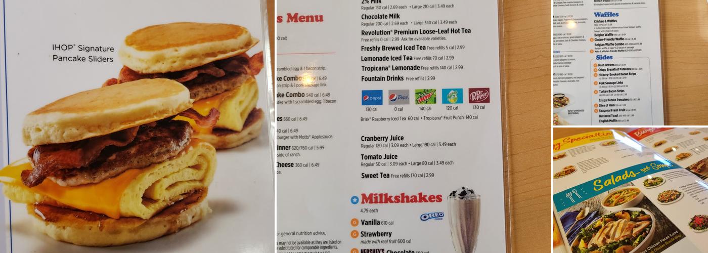 IHOP Menu