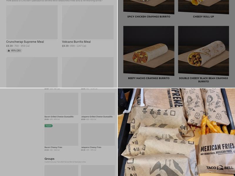 Taco Bell Menu