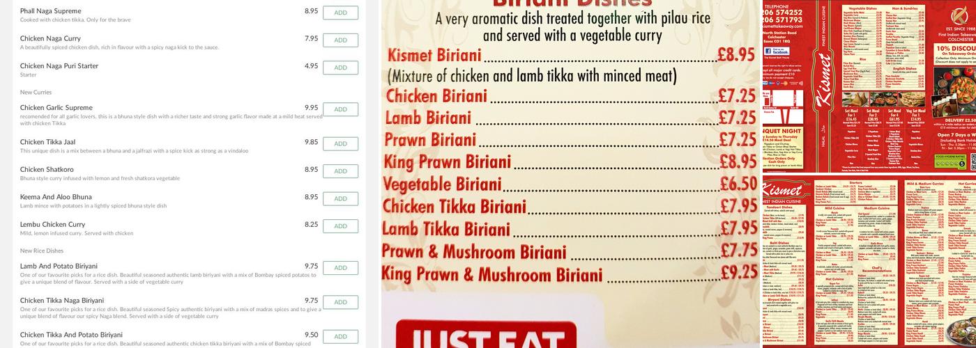 Kismet Menu