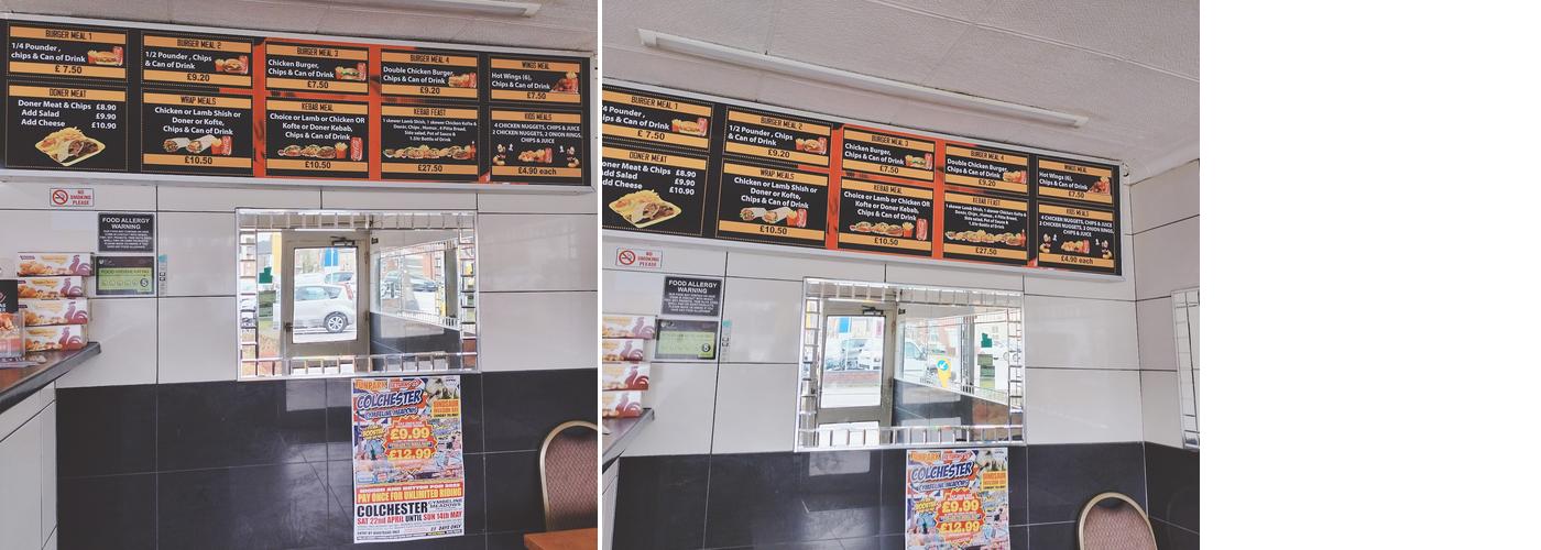 Rose Burger & Kebab Centre Menu