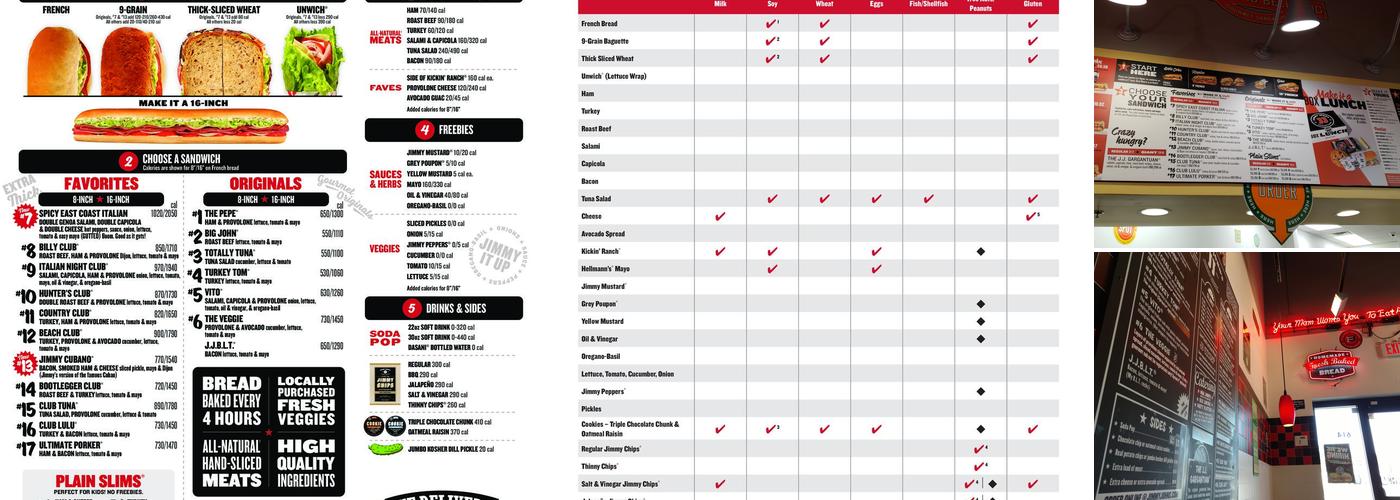 Jimmy John's Menu