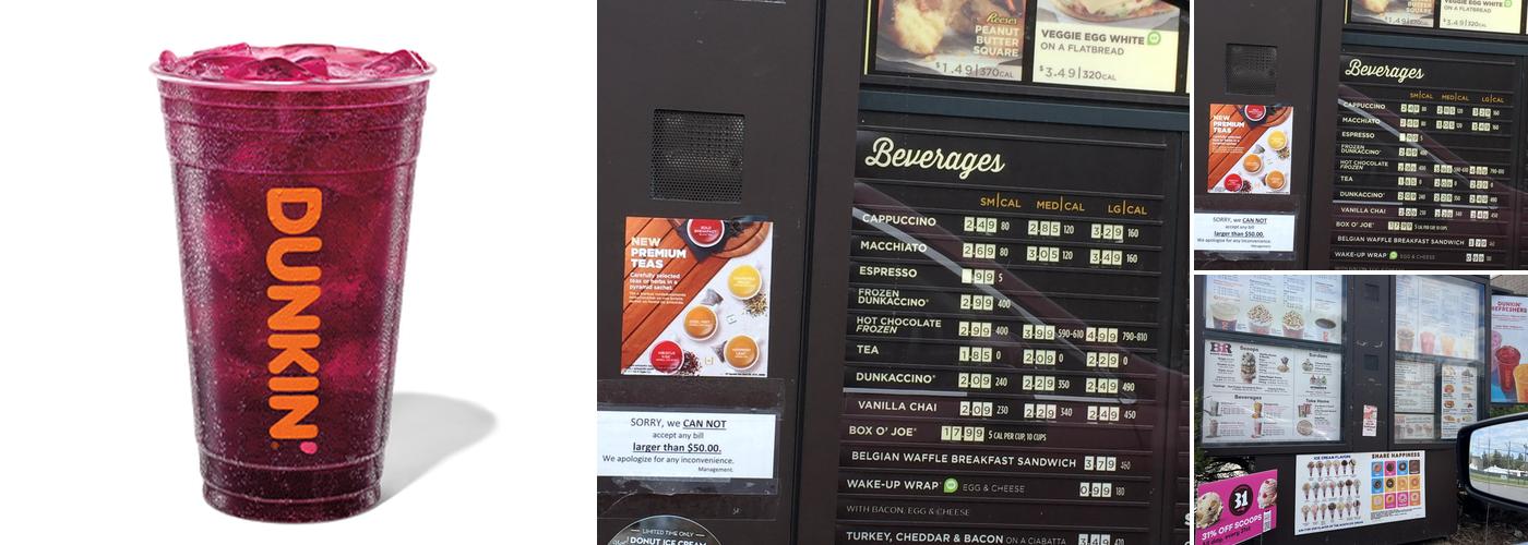 Dunkin' Menu